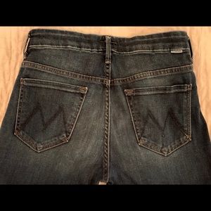 MOTHER High Waisted Looker Denim Jeans Sz 28